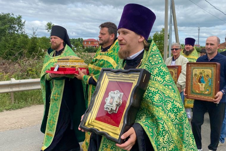 В селе прошли молитвенные торжества по случаю памяти обретения чудотворного образа святителя Николая Чудотворца