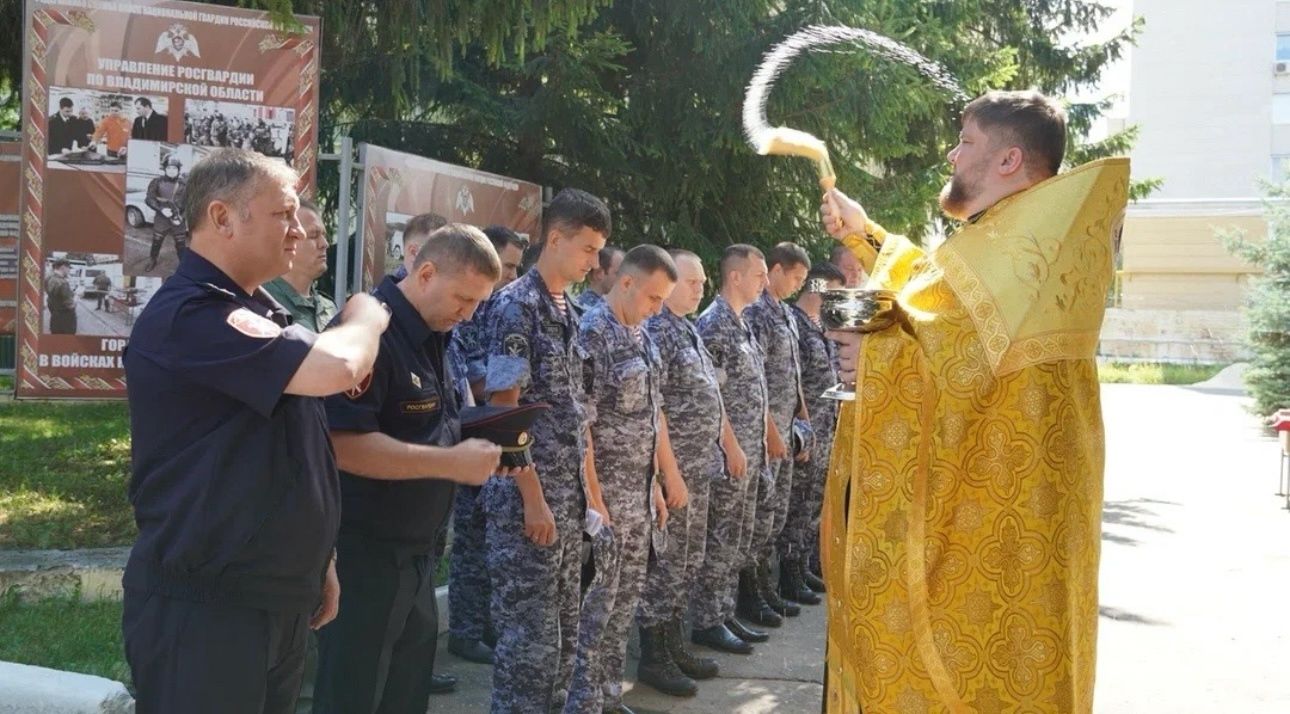 Участие в молебне
